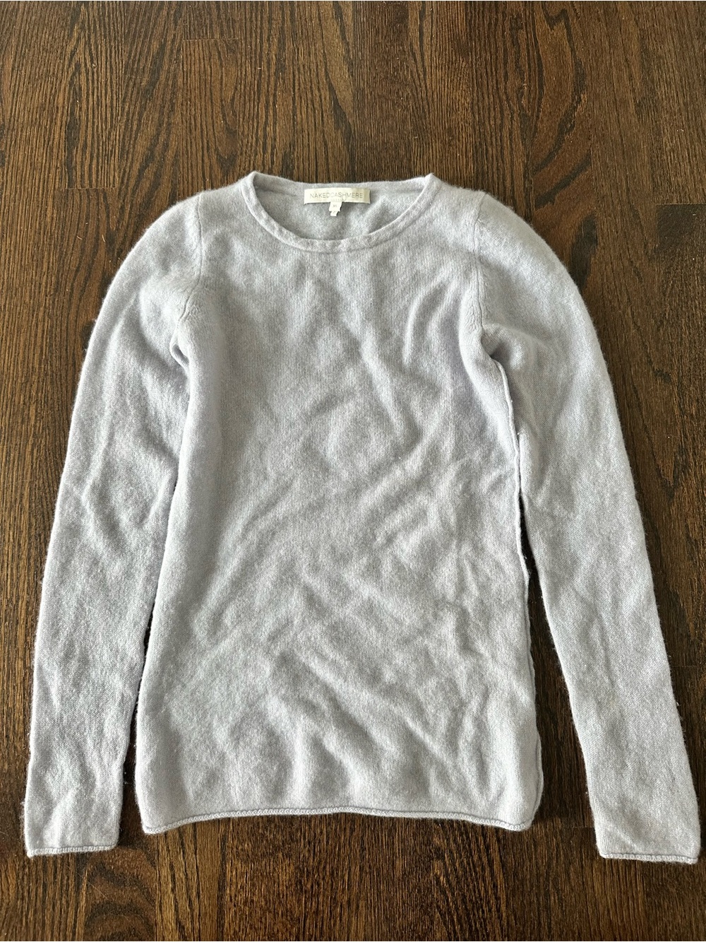 Cashmere Crewneck Sweater - Light Gray